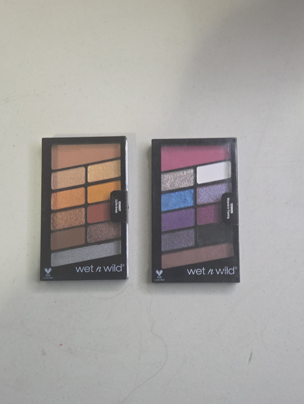 wet n wild Eyeshadow Palettes - Gold, Yellow & Violet, Blue Mix